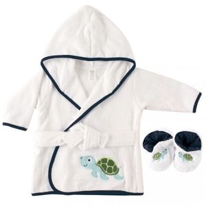 Baby Bathrobe and Slippers